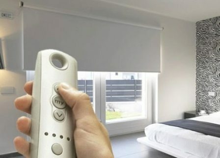 Ролл шторы с пультом управления